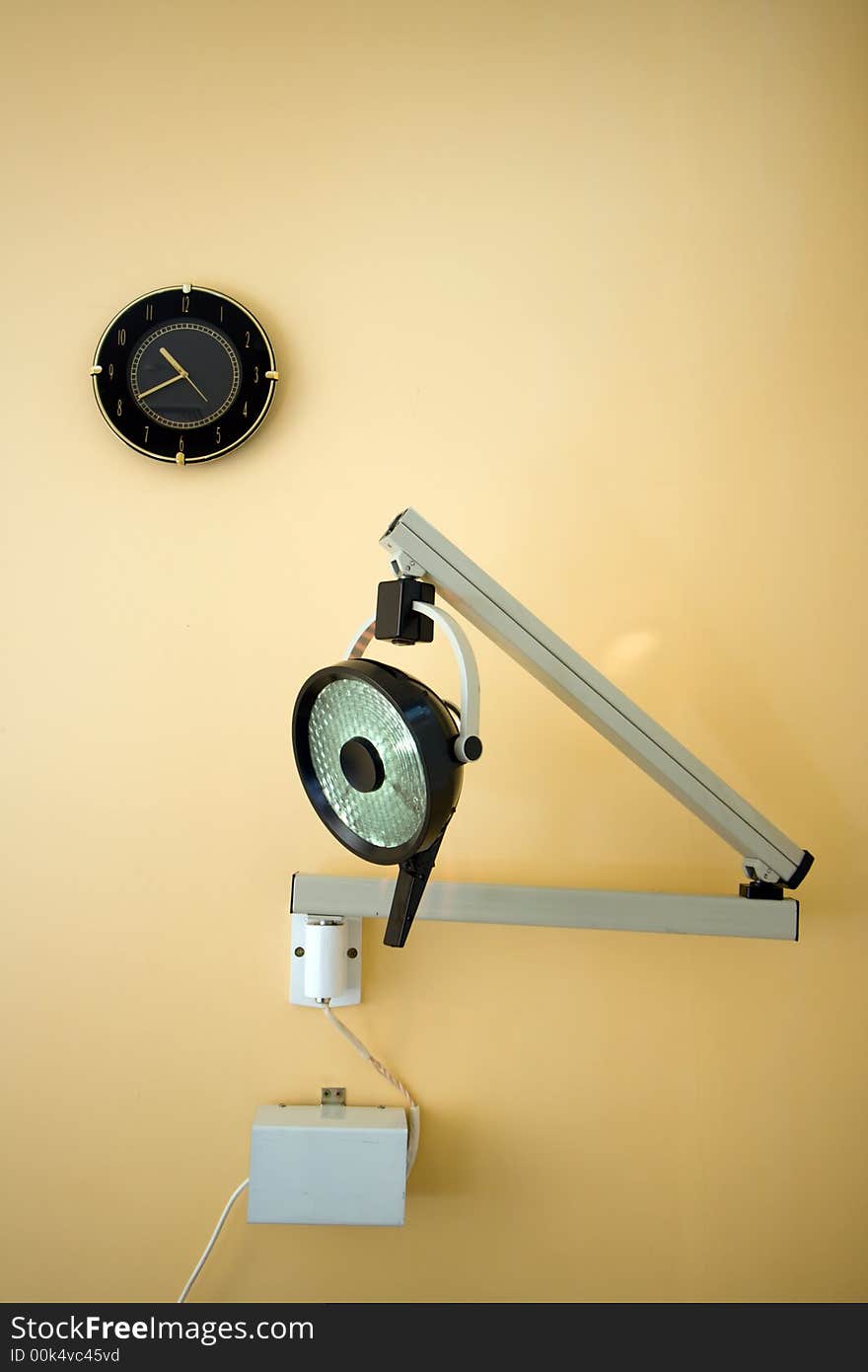 Medical Lamp And Clock