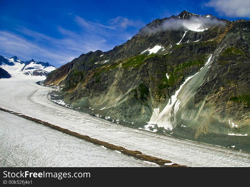 Glacier In Skagway Alaska