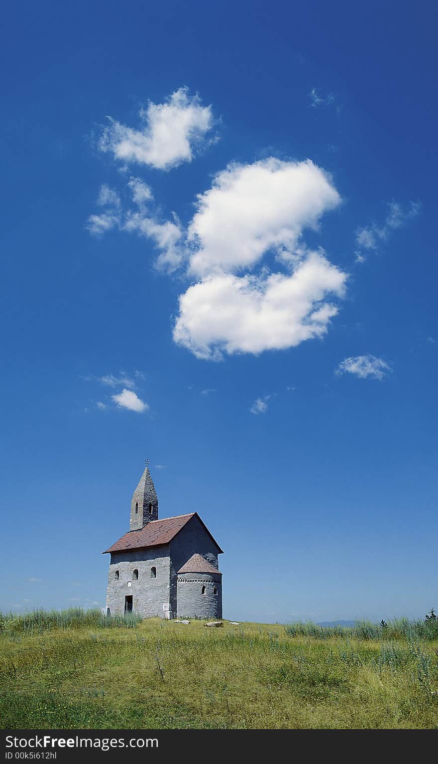 Isolated Romanesque church, Drazovce, Slovakia