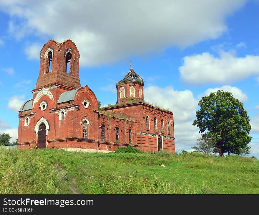 Ancient Russian church, as a monument of history. Ancient Russian church, as a monument of history