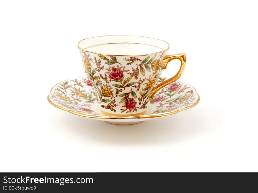 Tea Cup On White Background