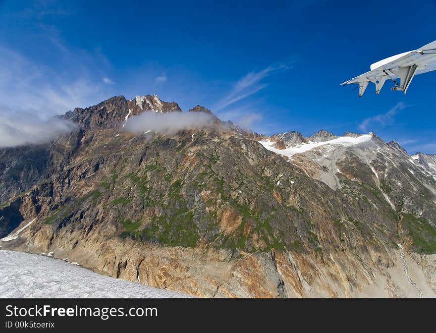 Glacier in Skagway Alaska