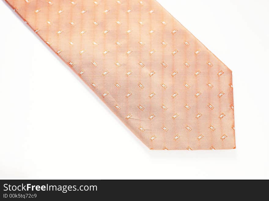 A pink tie