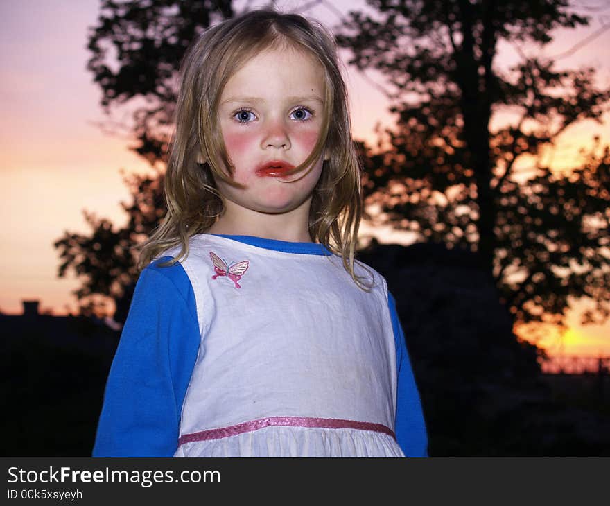 Kid With Lipstick