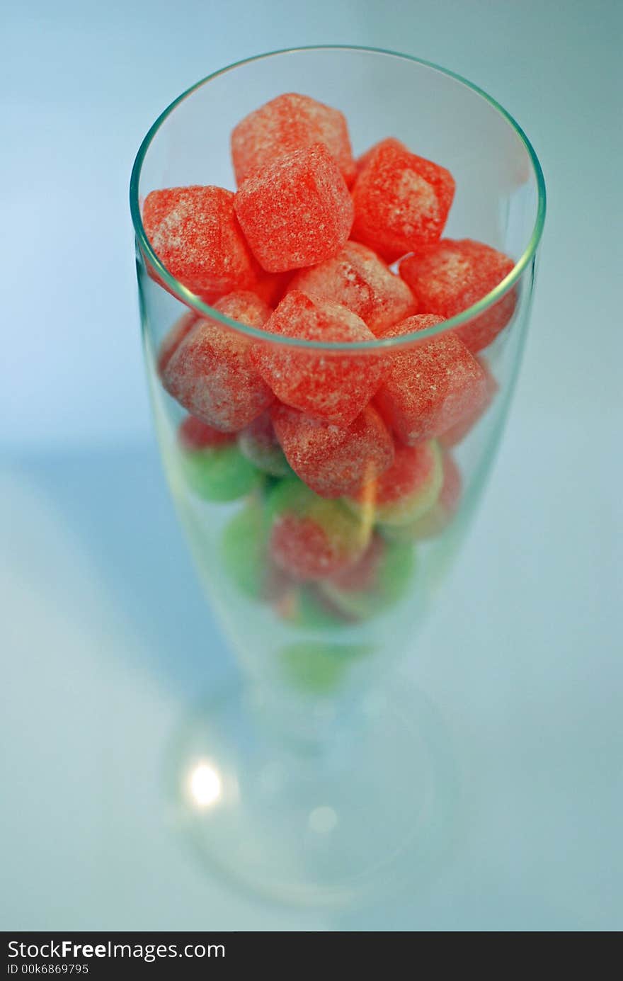 Glass Of Boiled Sweets