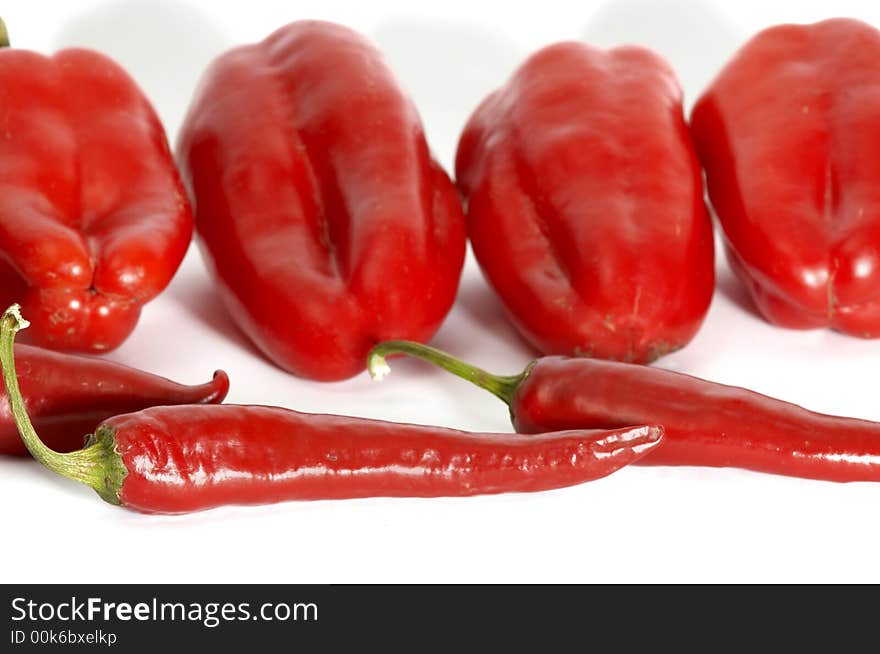 An image of red vegetables