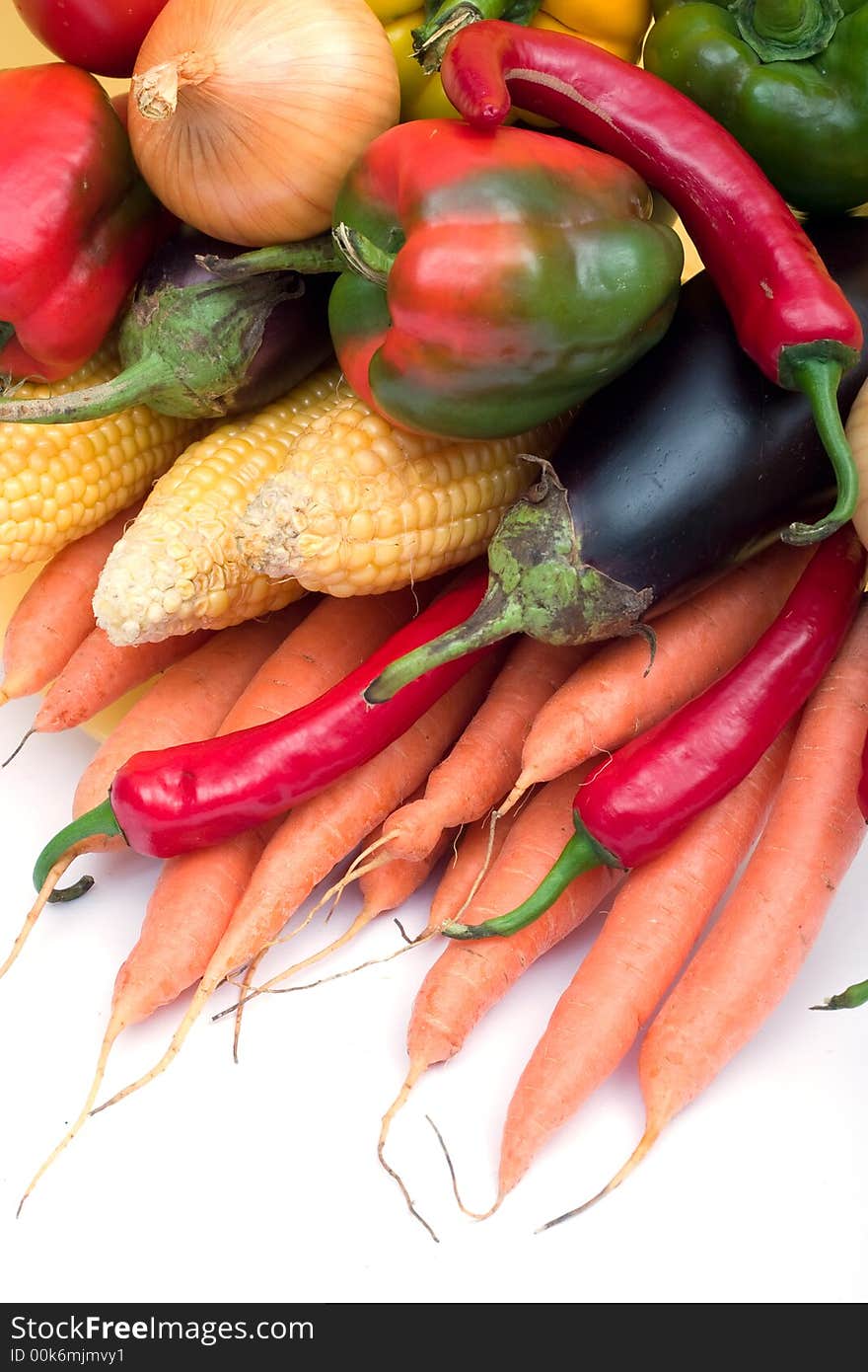 Colorful still-life of fresh autumn harvest. Colorful still-life of fresh autumn harvest