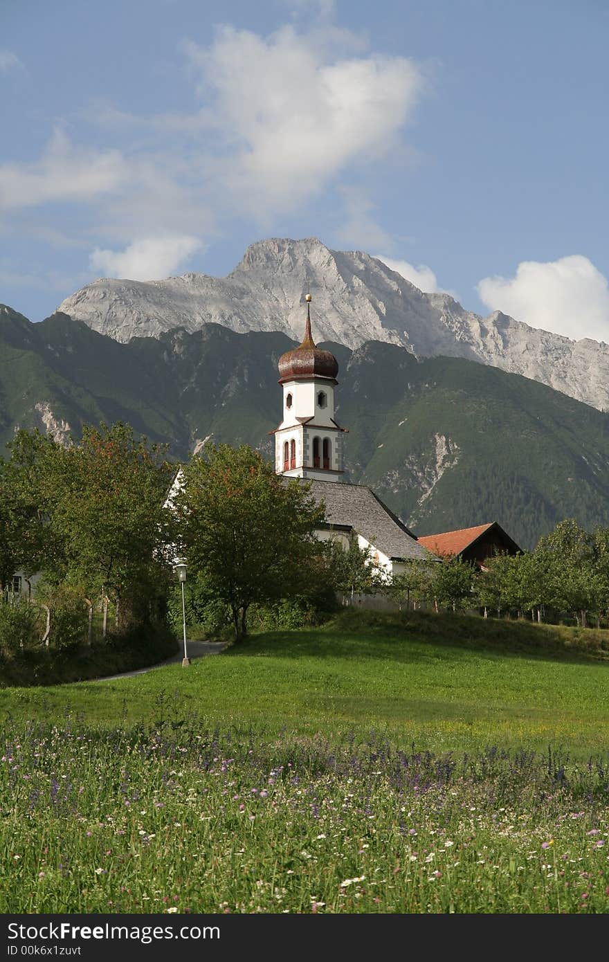 Church in mountains