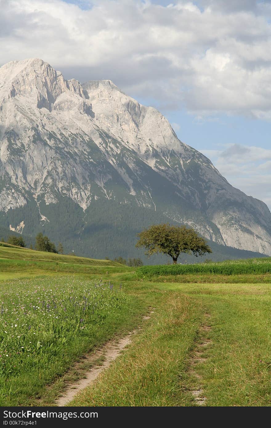 Beautiful landscape in Austrian Alps. Beautiful landscape in Austrian Alps