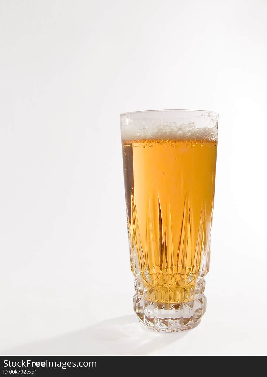 Glass with beer