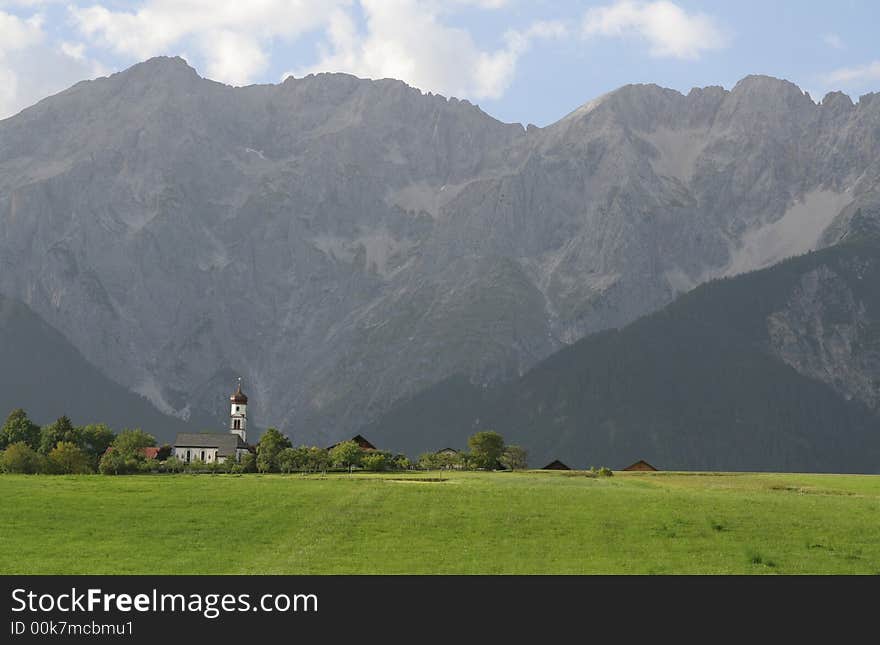 Church in mountains