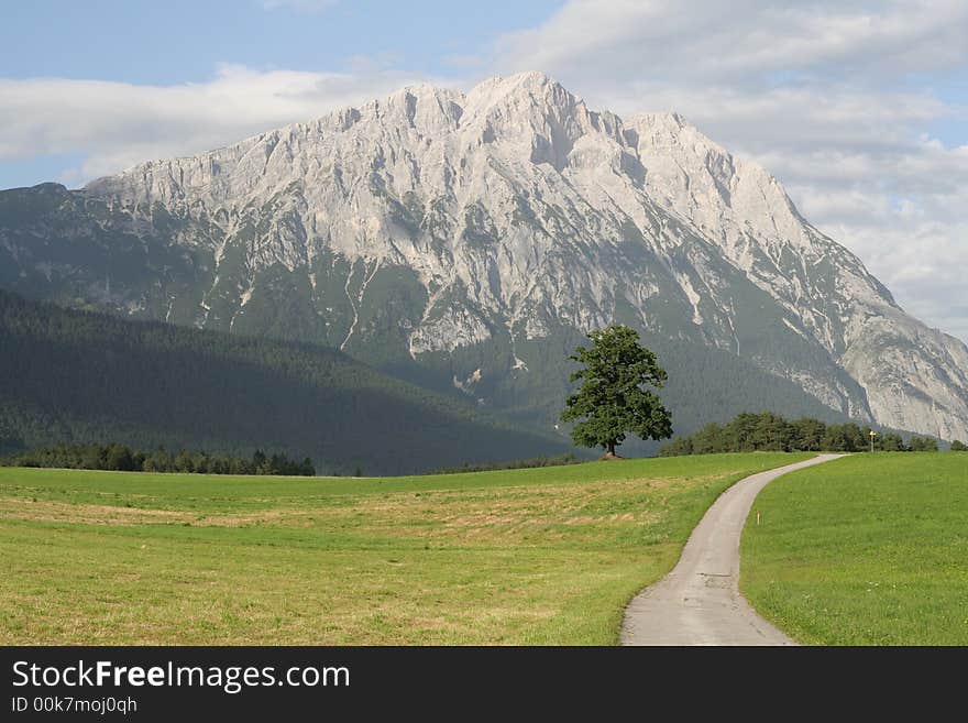 Beautiful landscape in Austrian Alps. Beautiful landscape in Austrian Alps