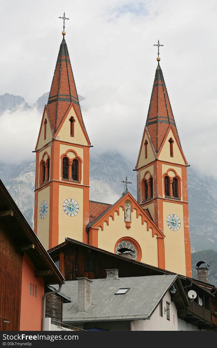 Church in mountains