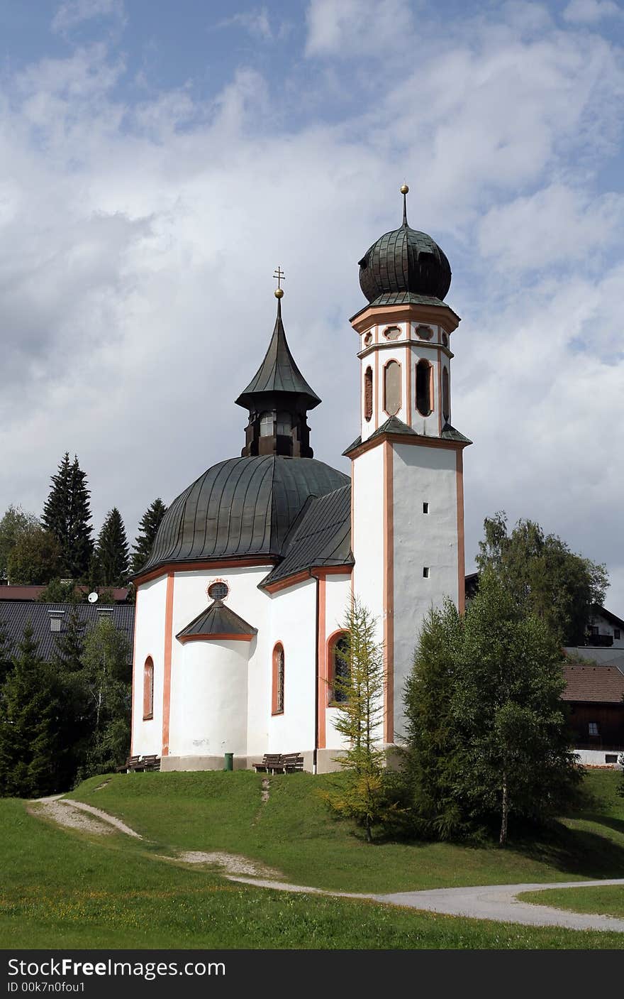 Church in mountains