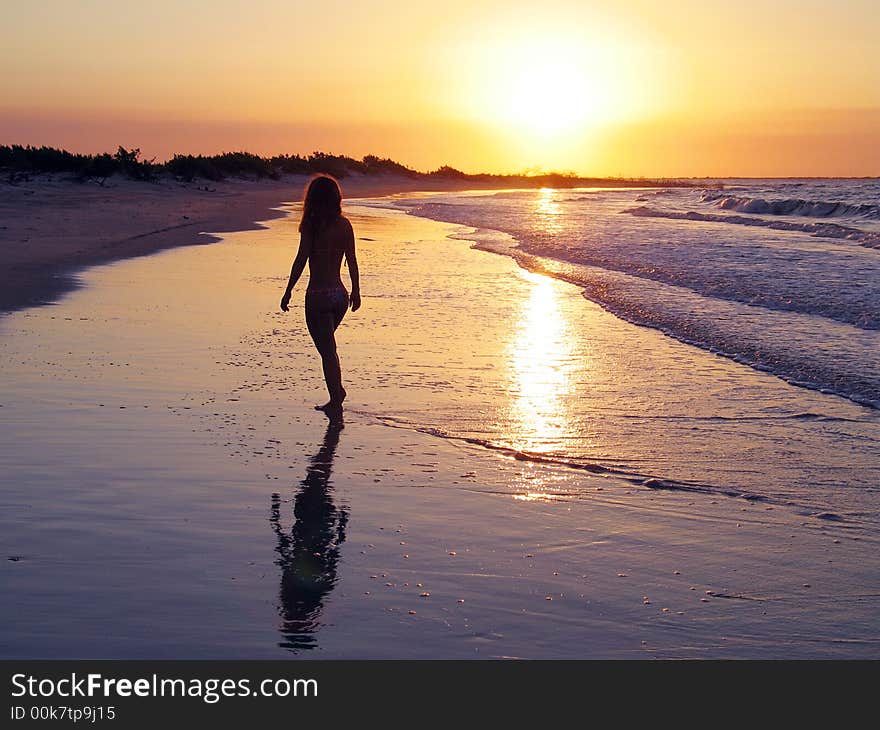 Beach Brazilian girl