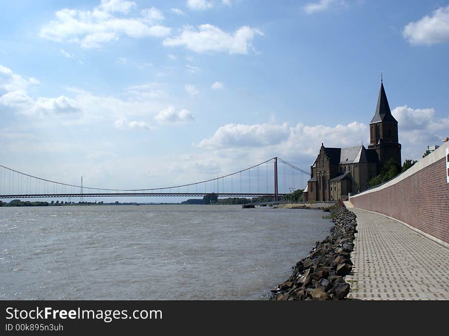 Church by the river.