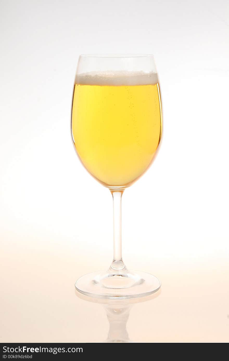 Glass Of Light Beer