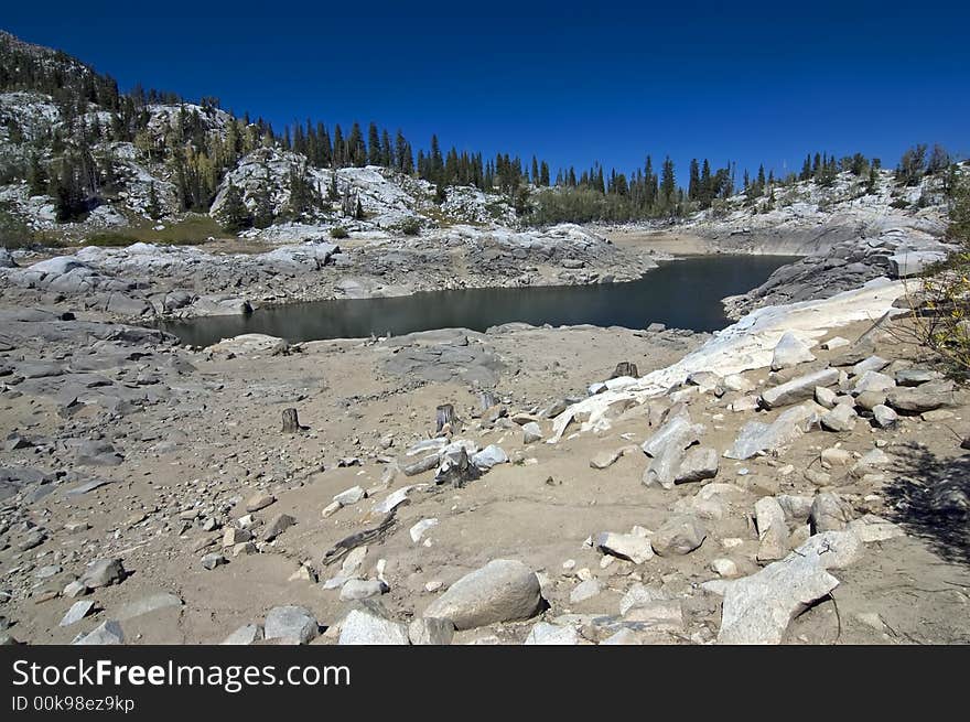 Lake in Wasatch Mountains