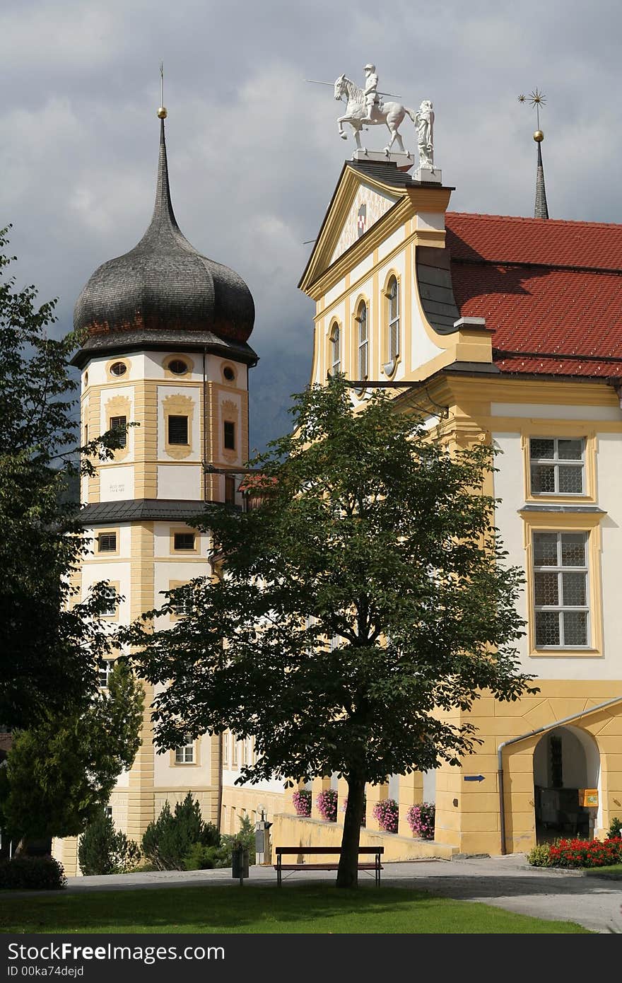 Stift Stams Monastery in Austria. Stift Stams Monastery in Austria