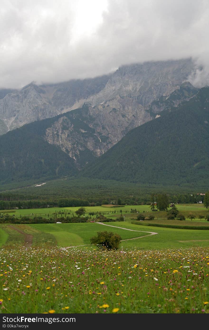 Beautiful landscape in Austrian Alps. Beautiful landscape in Austrian Alps