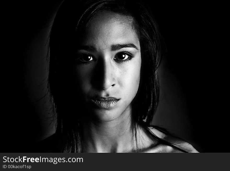 A 15 year old pretty girl in the photo studio on different backgrounds in different styles. A 15 year old pretty girl in the photo studio on different backgrounds in different styles.