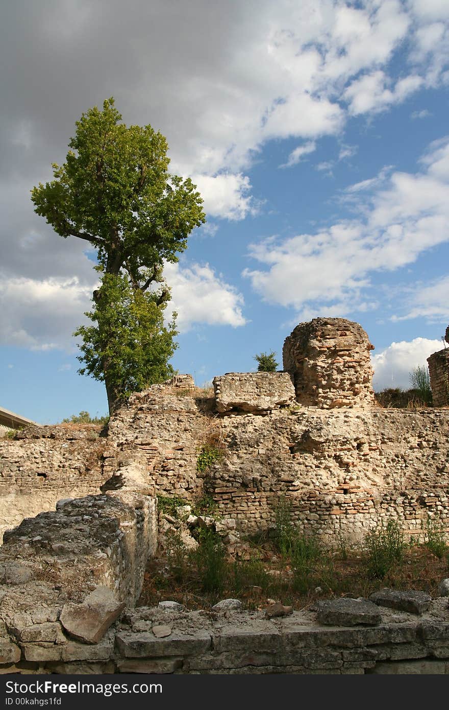 Archaeological excavations in Urbisaglia - Marche - Italy. Archaeological excavations in Urbisaglia - Marche - Italy