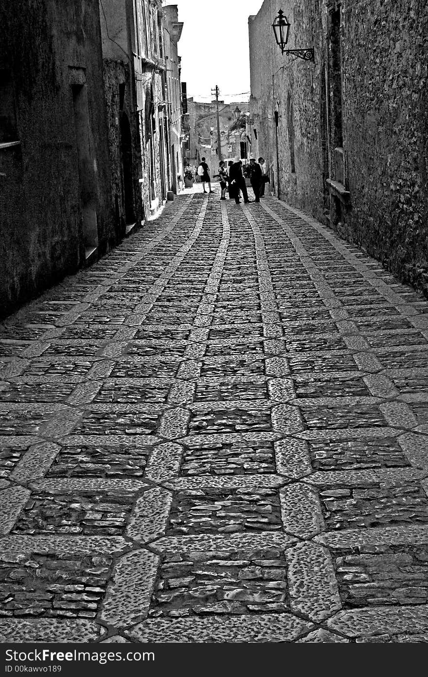 Old Town Eriche In Sicily