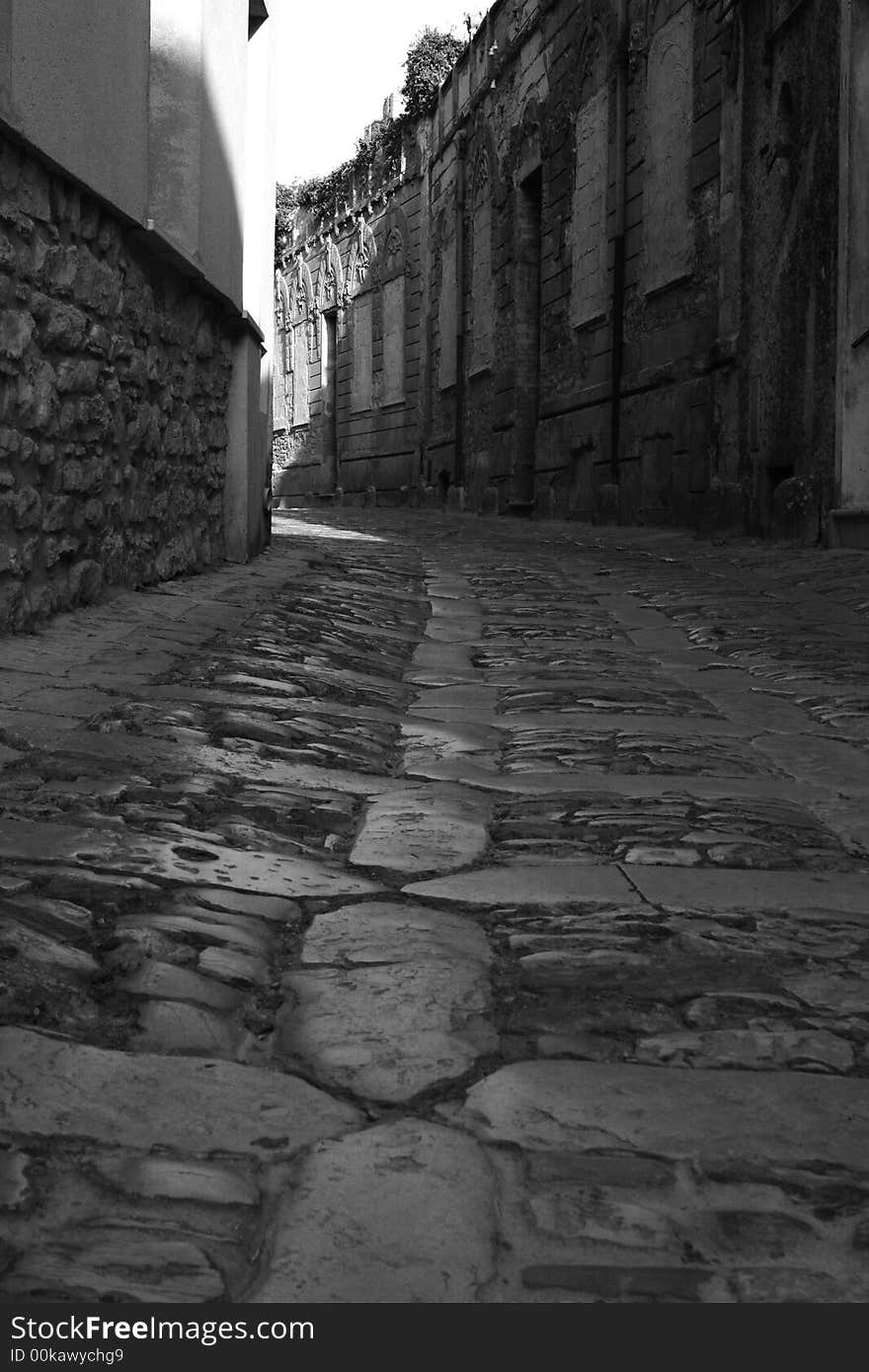 Old town Eriche in Sicily