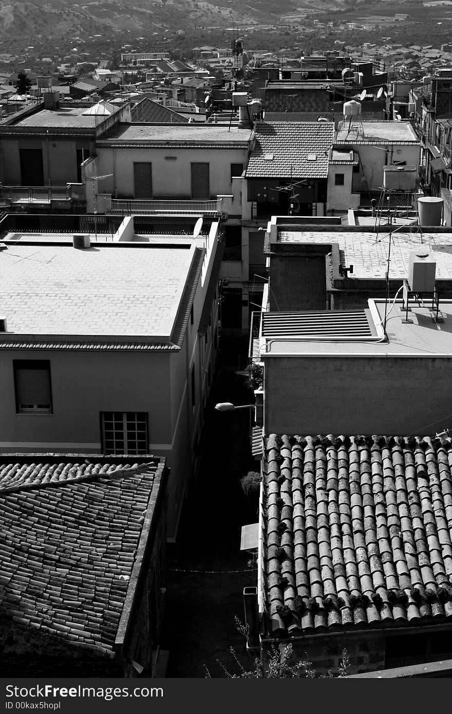 Old Town In Sicily