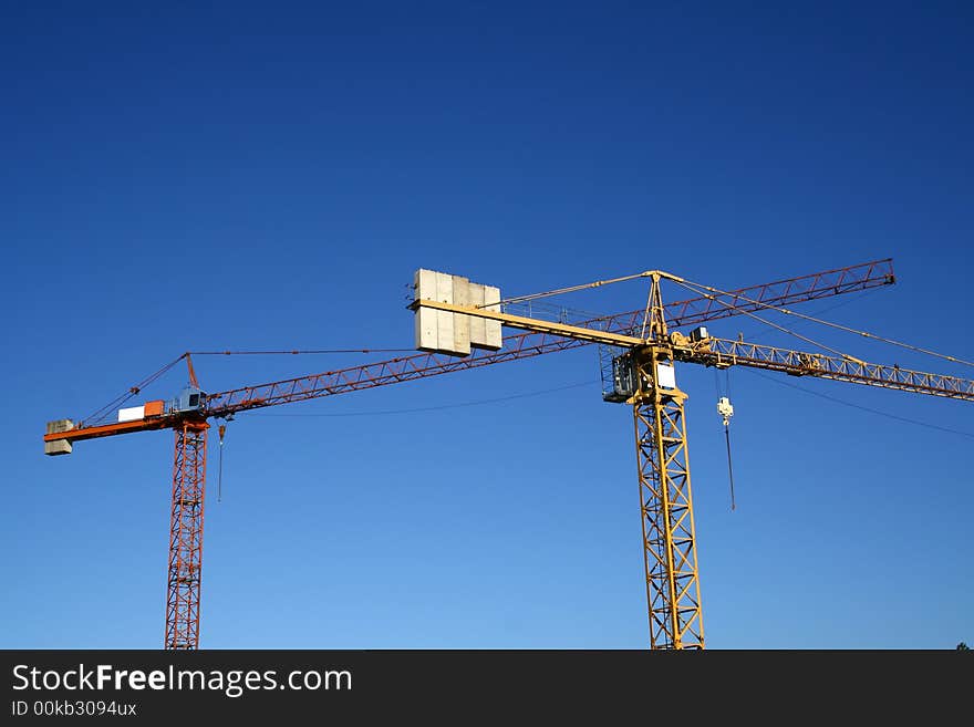 Construction cranes