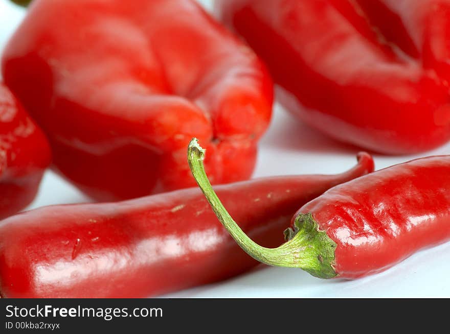 A image of sweet and hot peppers