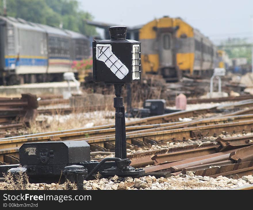 Railway shift signal