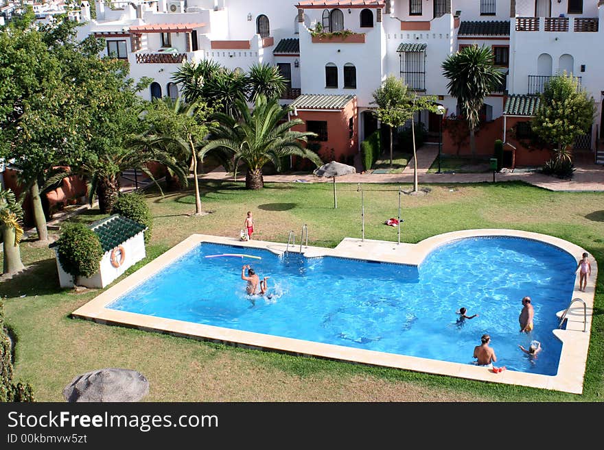 Housing Estate in Estepona Spain. Housing Estate in Estepona Spain