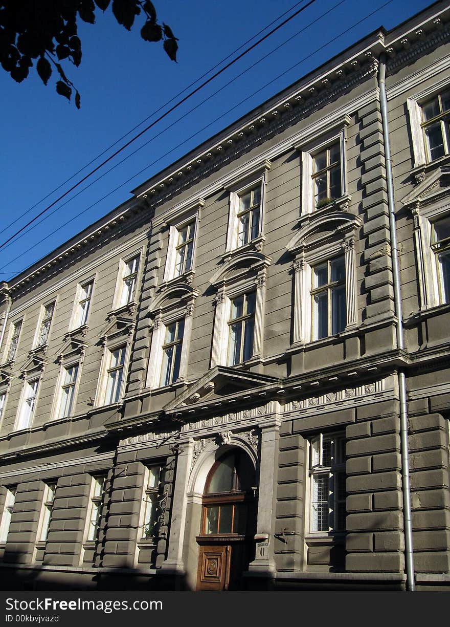 Photo of old house in lviv