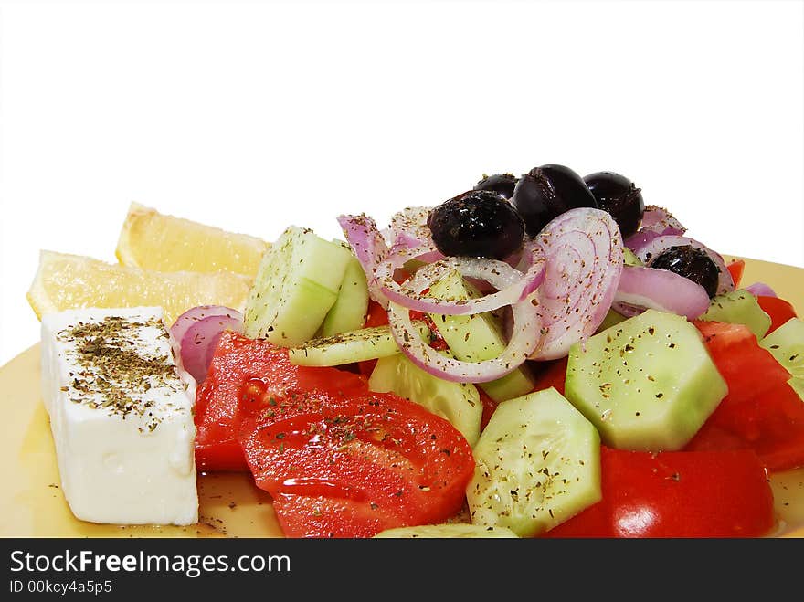 Fresh greek salad