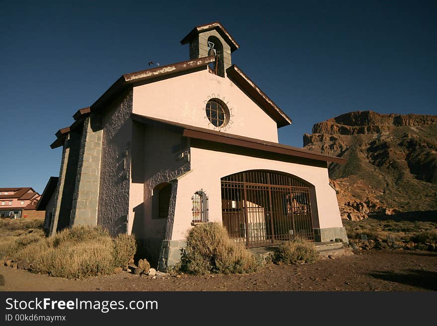 Old chapel in the desert