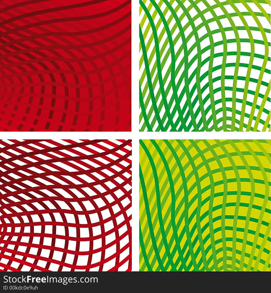 red and green background network. red and green background network