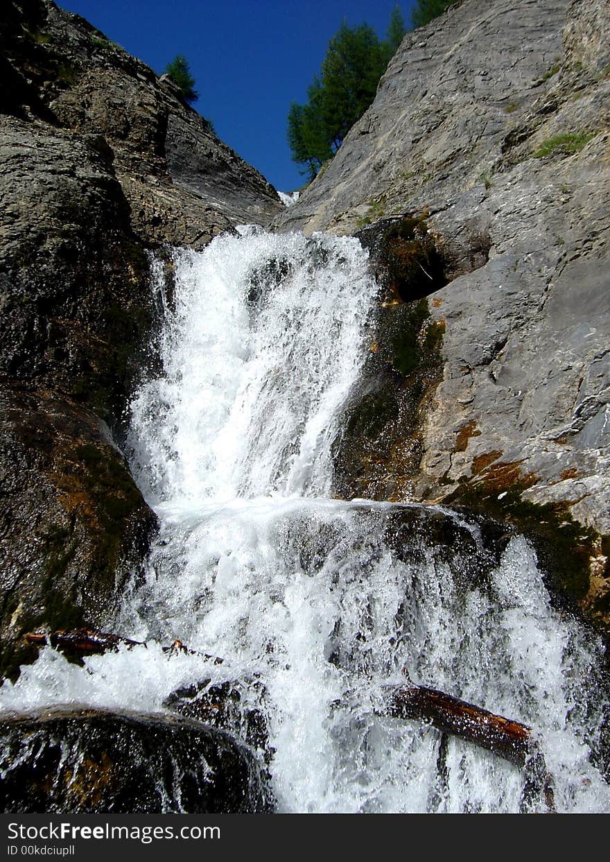 Torrent in the mountain