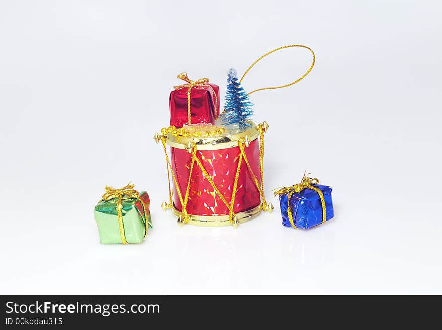 The Christmas gift boxes