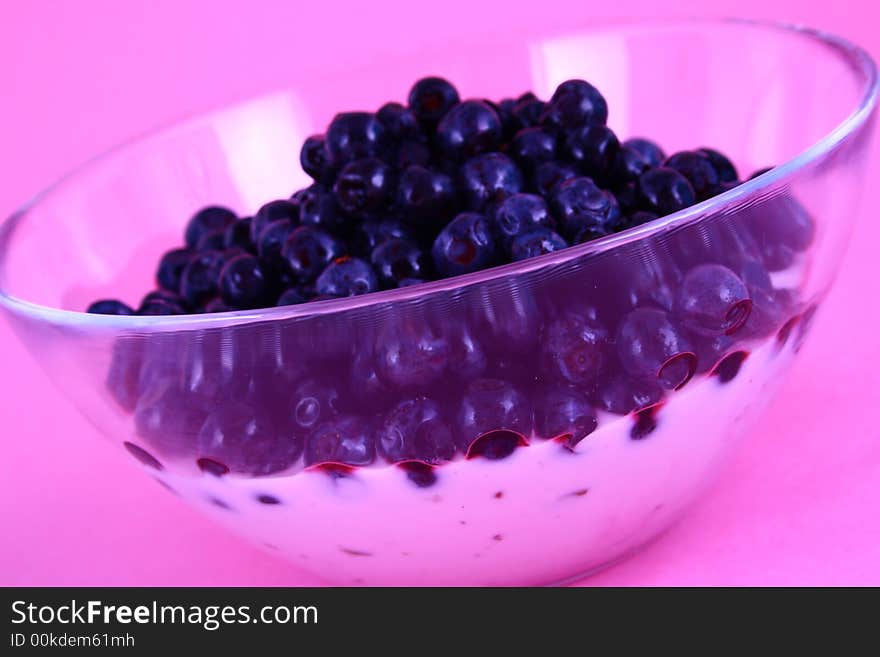 Yogurt Blueberries