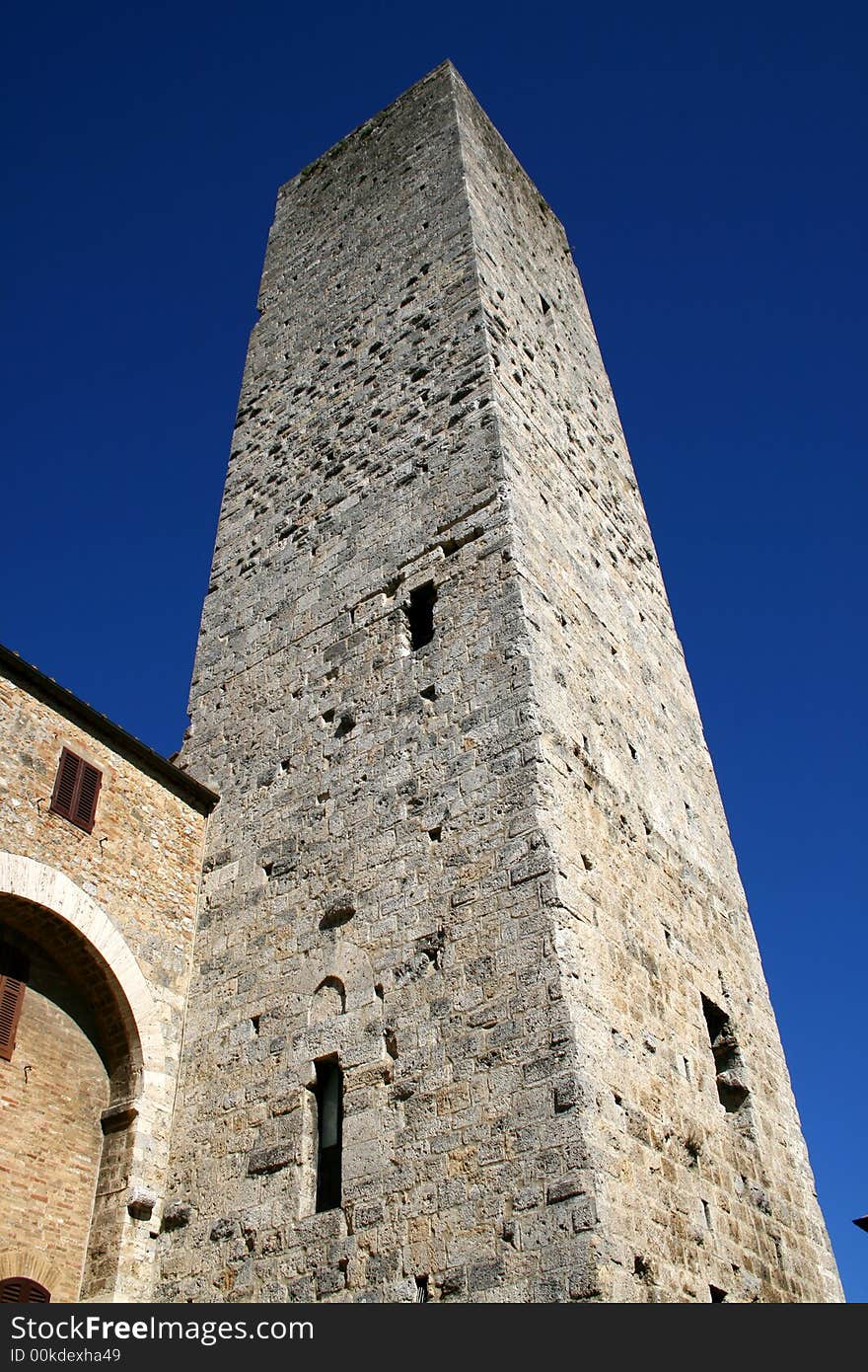 View of old tower - Italy