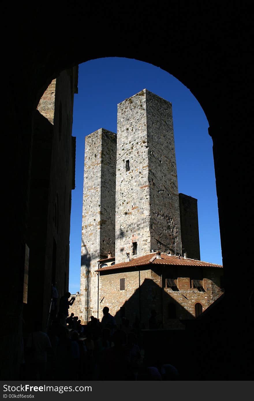 View of old towers - Italy