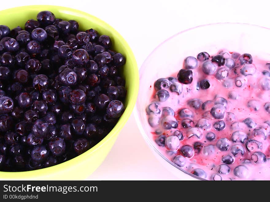 Yogurt Blueberries