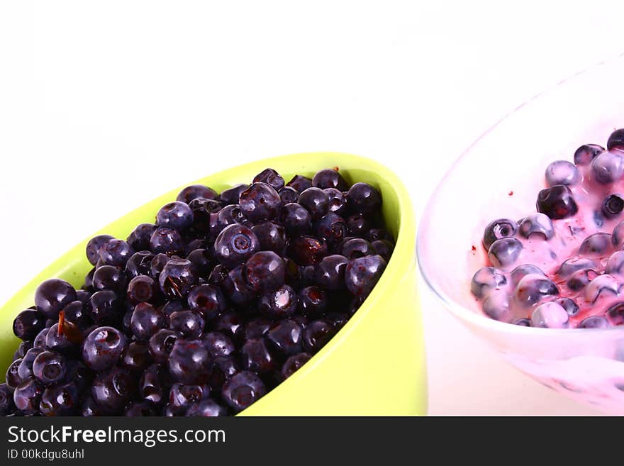 Yogurt Blueberries