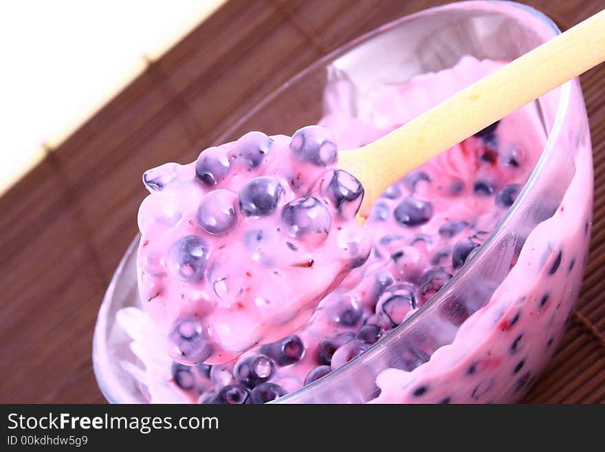 Yogurt Blueberries