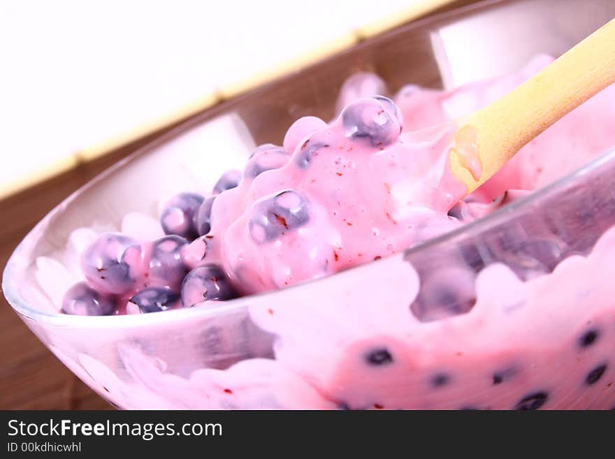 Yogurt Blueberries