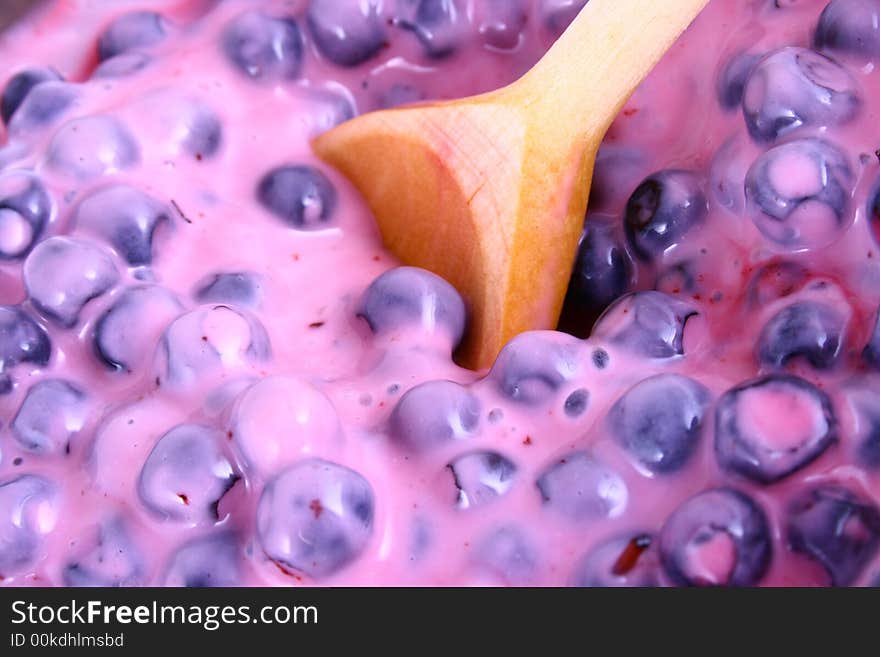 Yogurt Blueberries