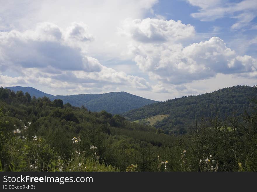 Scenery of nature in Poland