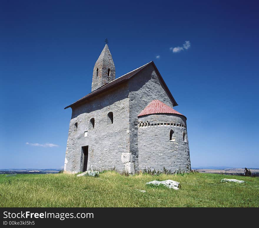 Romanesque church, Drazovce, Slovakia, Europe