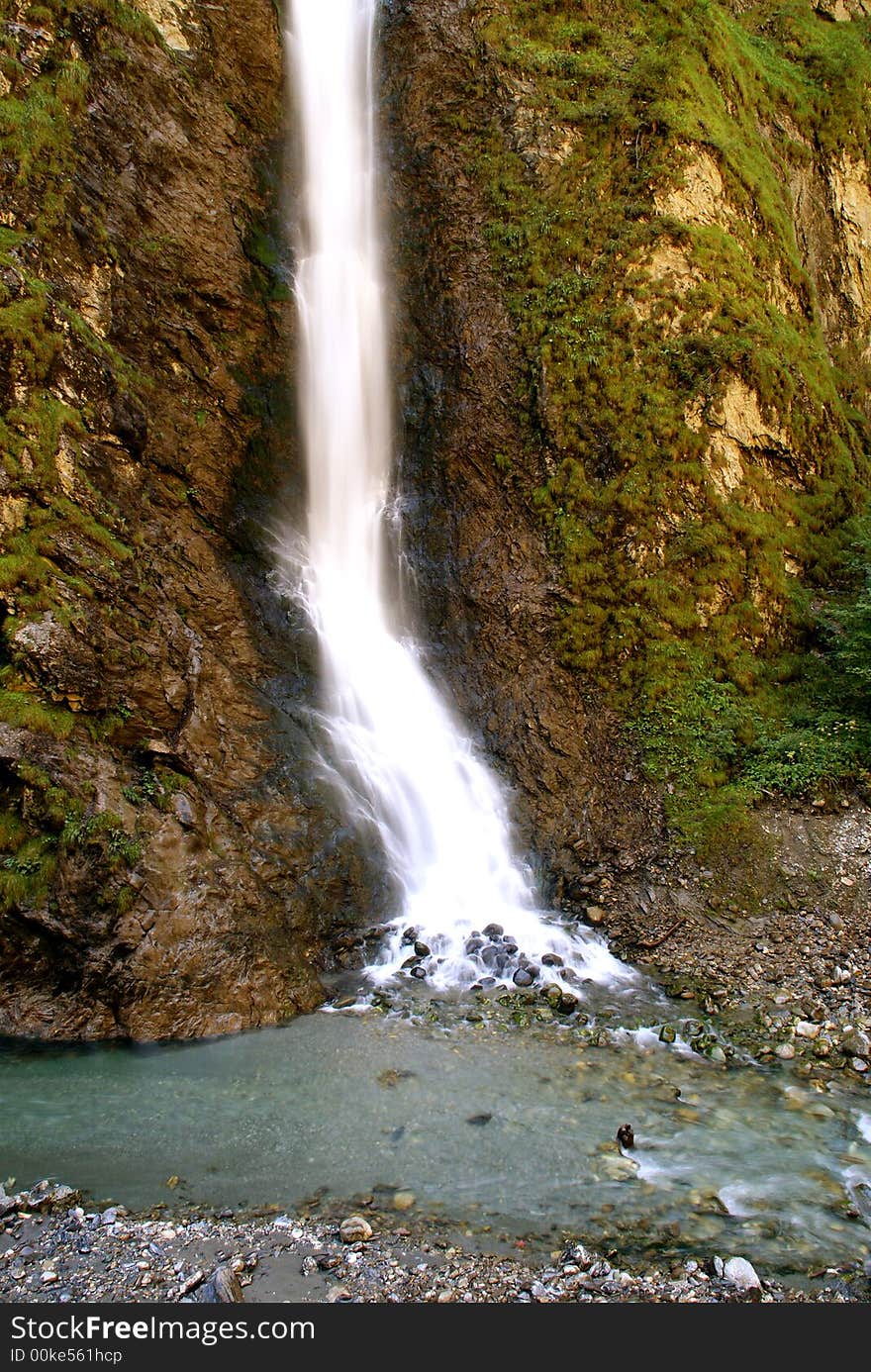 Mountain Waterfall